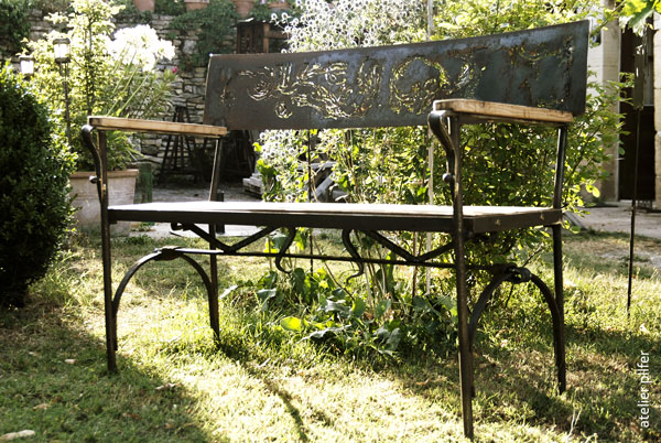 menu 2 sculpture les herbes folles banc art nouveau