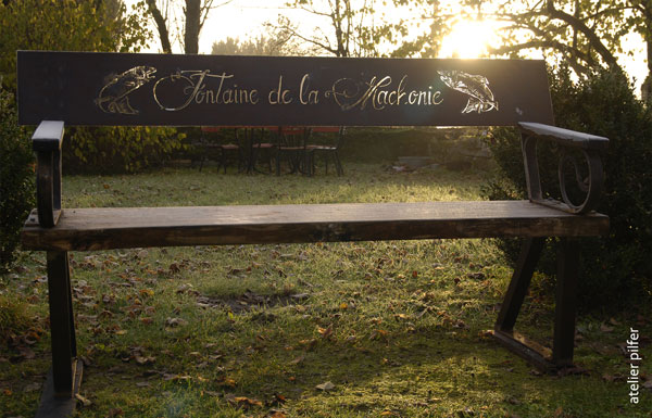 menu 2 sculptures les herbes folles banc fontaine